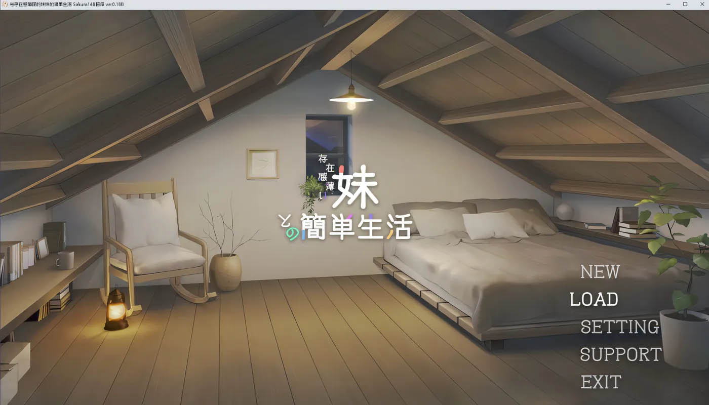 [PC游戏] 和存在感薄弱妹妹一起的简单生活Ver0.50 官方中文版 [更新/1.2G]