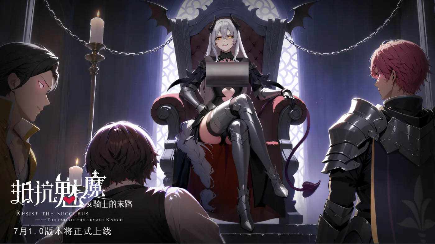 [PC游戏]  抵抗魅魔-被魔纹侵蚀的女骑士的末路 V1.0 Steam官方中文正式版+DLC [新作/2.7G]