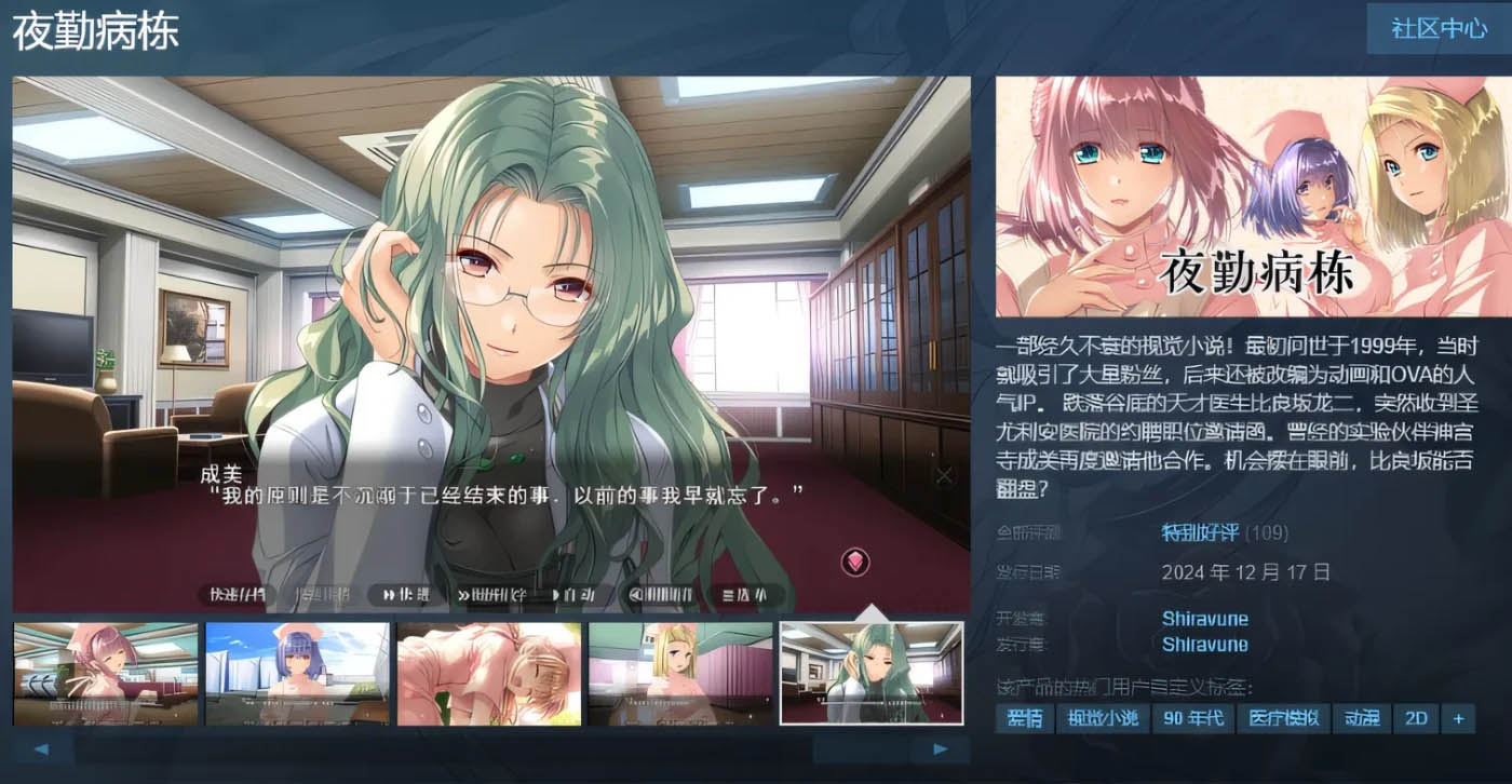[PC遊戲]  夜勤病棟 Steam官方中文重置版 [新作/3.8G]