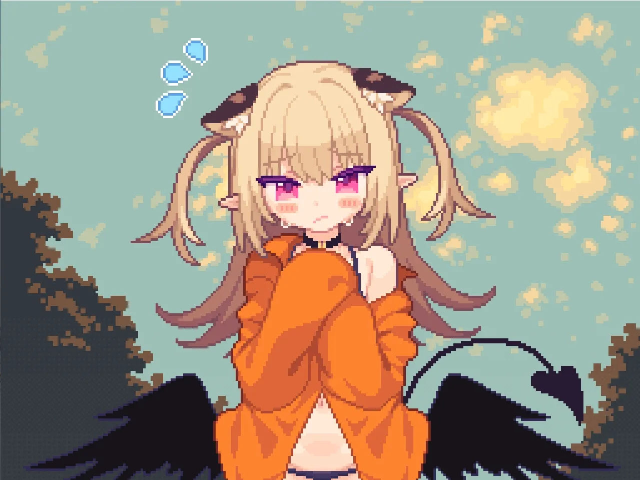 【互动SLG/全动态/像素风格】 小恶魔来袭!/あくまタッチ! DL正式版 【3G/UC】