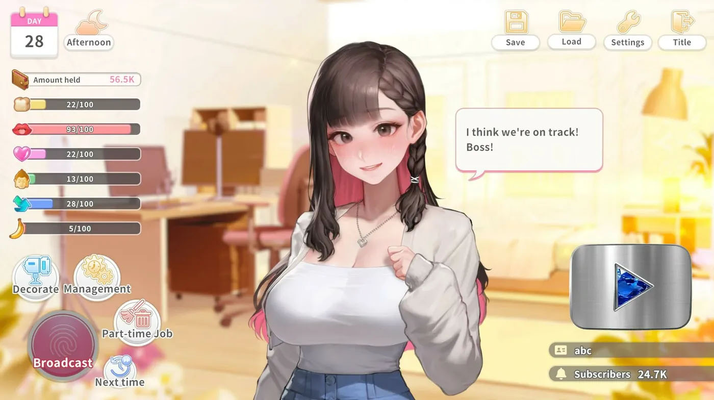 Streaming ON! VTuber Training Ver1.02 Steam官方中文版 [PC游戏]   [更新/466.9M] 
