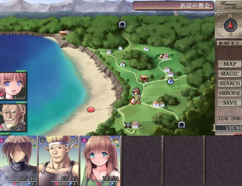 地下城与新娘 DEMO V3.13 AI汉化版[日式RPG/体验]  [1.20G/百度]