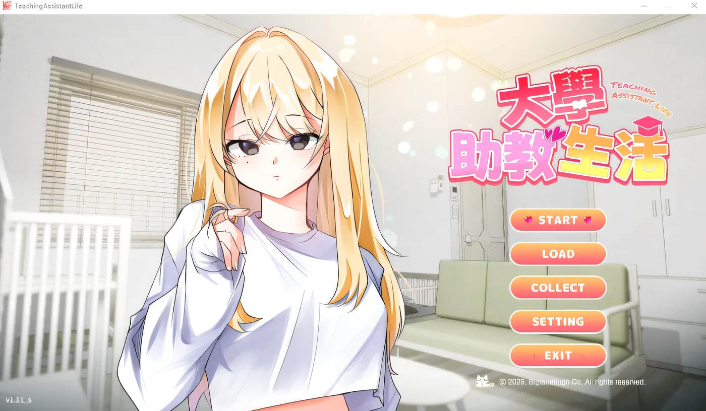 大学助教生活 Ver1.11 Steam官方中文版 [新作/366.9M][PC游戏] 