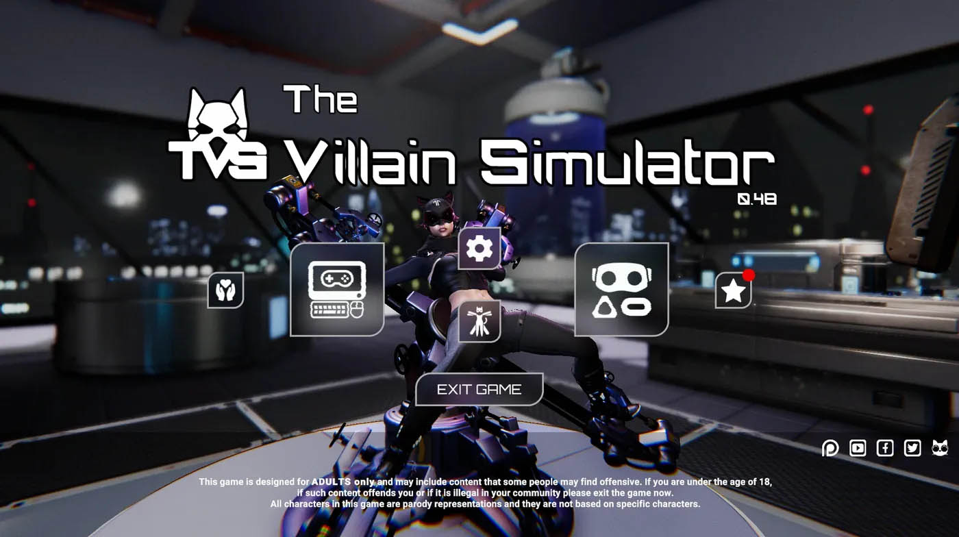 The Villain Simulator Ver48a 官方中文版+DLC+200多款人人物卡+作弊 [新作/6.9G][PC游戏] 