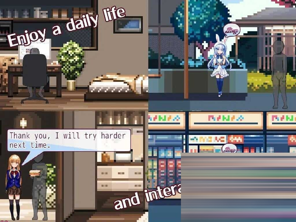 邻家的堕落天使/The Fallen Angel Next Door Ver3.0 AI汉化版 [1G/新作] [互动SLG/AI汉化/像素风] 