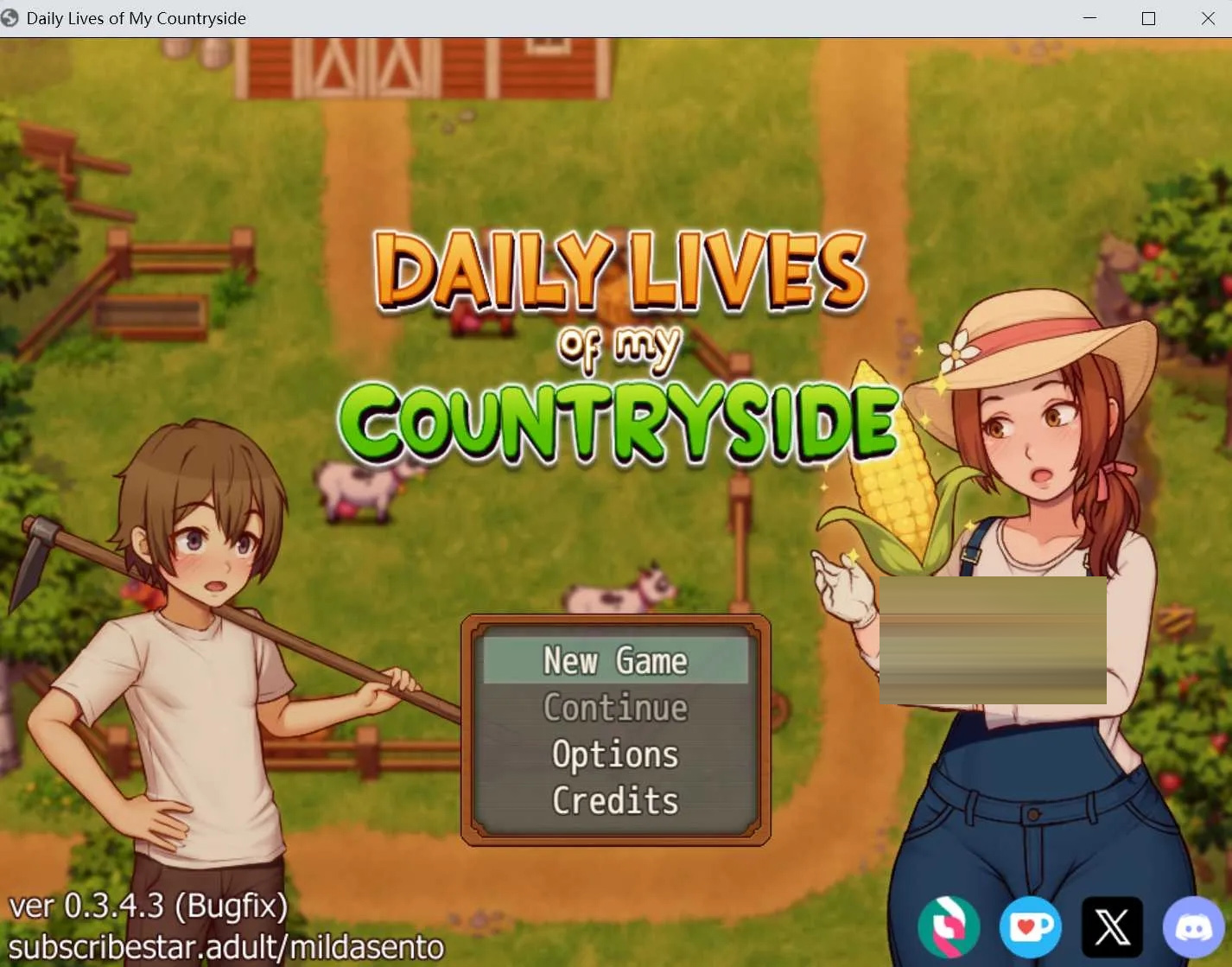 我的乡村日常生活！Daily Lives of My Countryside Ver0.3.4.3 AI汉化版 [2.65GB] [PC][欧美RPG/动态/2D]