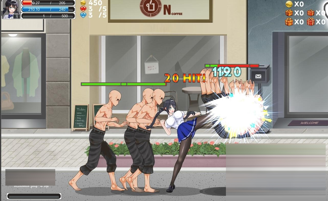 ファイティングガール・ユリ 官方中文版[PC/700M] [ACT]
