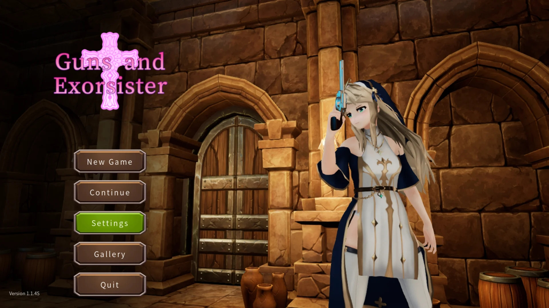 驱魔与迷途修女 Guns and Exorsister v1.1.4s Steam官方中文版 [1.02GB][[PC][新作/动态/3D]